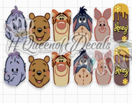 Queen of Decals - Pooh! Bear & Friends 'NEW RELEASE'