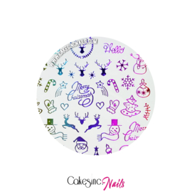 Glitter.Cakey - Snowflakes Ombré Sticker Sheet '253'