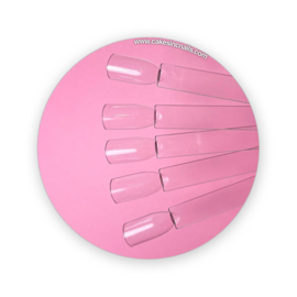 CakesInc.Nails - Clear Square Pop Stick '50 pcs fan'