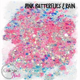 Glitter.Cakey - Pink Butterflies & Rain ‘CUSTOM MIXED’
