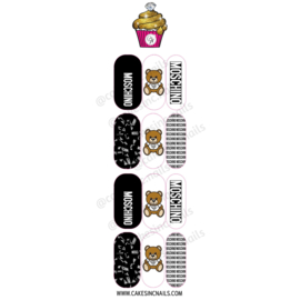 CakesInc.Nails - Teddy 'NAIL DECALS'