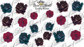 Queen of Decals - Gothic Roses