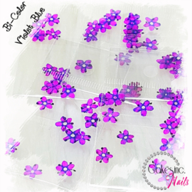 Arcoiris Flowers - Violet Blue -  Bi Color