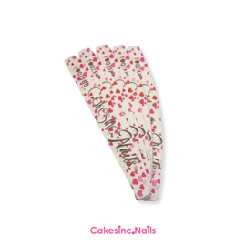 CakesInc.Nails -  Hearty Sprinkles 180/180 'DISPOSABLE NAIL FILES'