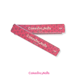 CakesInc.Nails -  Hearty Pink 150/150 'DISPOSABLE NAIL FILE'