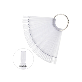 CakesInc.Nails - Clear Square Pop Stick '50 pcs fan'