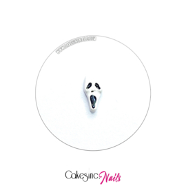 Glitter.Cakey - Scary Mask Charm (White) 'HALLOWEEN'