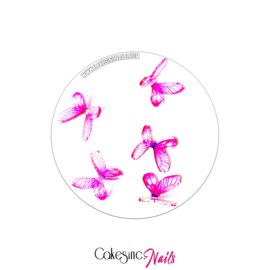 Glitter.Cakey - XL Pink 'Butterfly Charms Set'