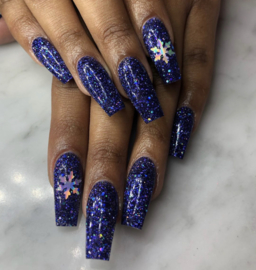 Glitter.Cakey - Silver Holo Pretty Snowflakes 'ASSORTED X-MAS SET