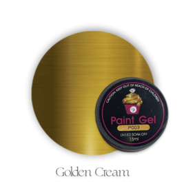 CakesInc.Nails - Gel Paint #P003 'Golden Cream' 15ml