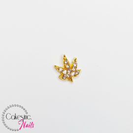 Glitter.Cakey - Gold Weed Charm