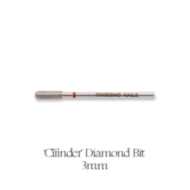 CakesInc.Nails - Cylinder 3.0mm (Diamond Bit) Fine