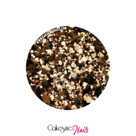 Glitter.Cakey - Chocolate 'METALLIC DOTS'