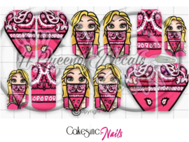 Queen of Decals - Rebel Repunzel 'NEW RELEASE'