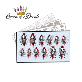 Queen of Decals - Emerging Skulls 'NEW RELEASE'