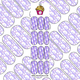 CakesInc.Nails - Purple & Pink DD 'NAIL DECALS'