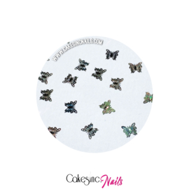 Glitter.Cakey - Mini Mystic Sliced Butterflies Charm