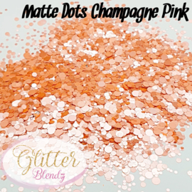 Glitter Blendz - Matte Dots Champagne Pink