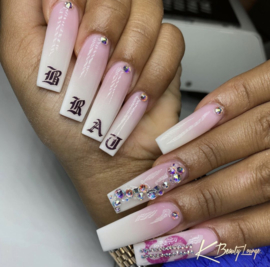 CakesInc.Nails - Pink Money Move$ 'NAIL DECALS'