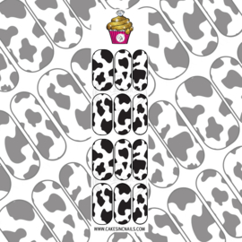 CakesInc.Nails - Cow Prints 'NAIL DECALS'