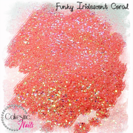 Glitter.Cakey - Funky Iridescent Coral