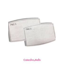 CakesInc.Nails - PM2.5 Replacement Filters  2pcs ❤ 'DISPOSABLE'