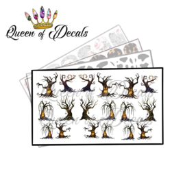 Queen of Decals - Spooky Trees 'NEW RELEASE'