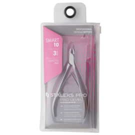 Staleks Pro - Cuticle Nipper 'SMART 10 / 3mm' (QUARTER JAW)