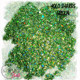 Glitter.Cakey - Holo Shards Green