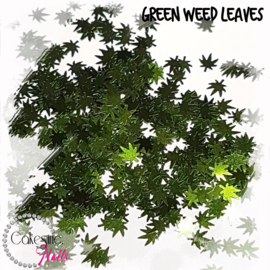 Glitter.Cakey - Green Weed Leaves