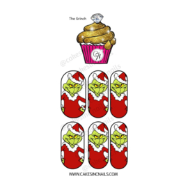 CakesInc.Nails - The Grinch (Mini) 'NAIL DECALS'