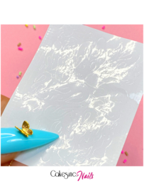 Glitter.Cakey - White Flames Sticker Sheet