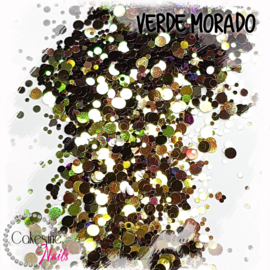 Glitter.Cakey - Verde Morado