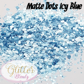 Glitter Blendz - Matte Dots Icy Blue