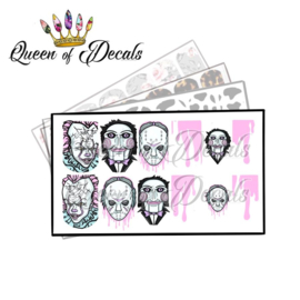 Queen of Decals - Pastel Horror 'NEW RELEASE'