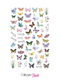 Glitter.Cakey - Butterfly 'STICKER SHEET R337'