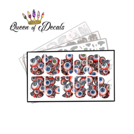 Queen of Decals - Eyeballs 'NEW RELEASE'