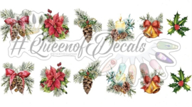 Queen of Decals -  Christmas Corsages