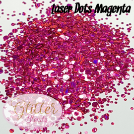 Glitter Blendz - Laser Dots Magenta