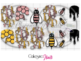 Queen of Decals - Honey Bee 'NEW RELEASE'