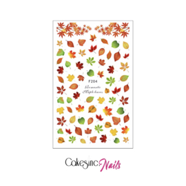Glitter.Cakey - Romantic Maple Leaves 'Sticker Sheet'