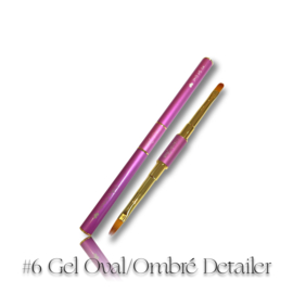 CakesInc.Nails - (#6 Gel Oval / Ombré Detailer) 'Gel Penseel'