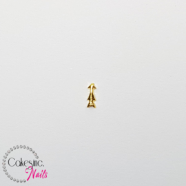 Glitter.Cakey - Gold Triangle Arrow Charm