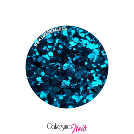 Glitter.Cakey - Aquamarine 'METALLIC DOTS'