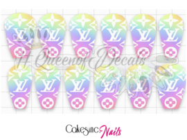 Queen of Decals - Pretty Pastel V L 'NEW RELEASE'