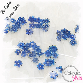 Arcoiris Flowers -  Jean Blue -  Bi Color