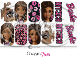 Queen of Decals - Barbie's of color 'NEW RELEASE'