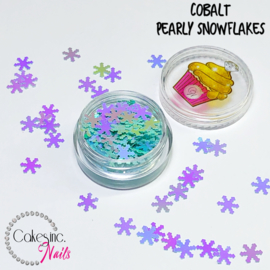 Glitter.Cakey - Colbalt Pearly Snowflakes