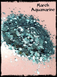 Glitter Blendz - March Aquamarine
