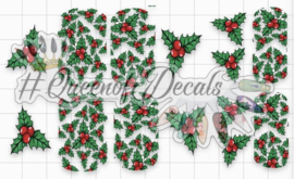 Queen of Decals - Holly & Berries 'NEW RELEASE'